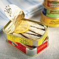 Sardines met olijfolie en citroen
