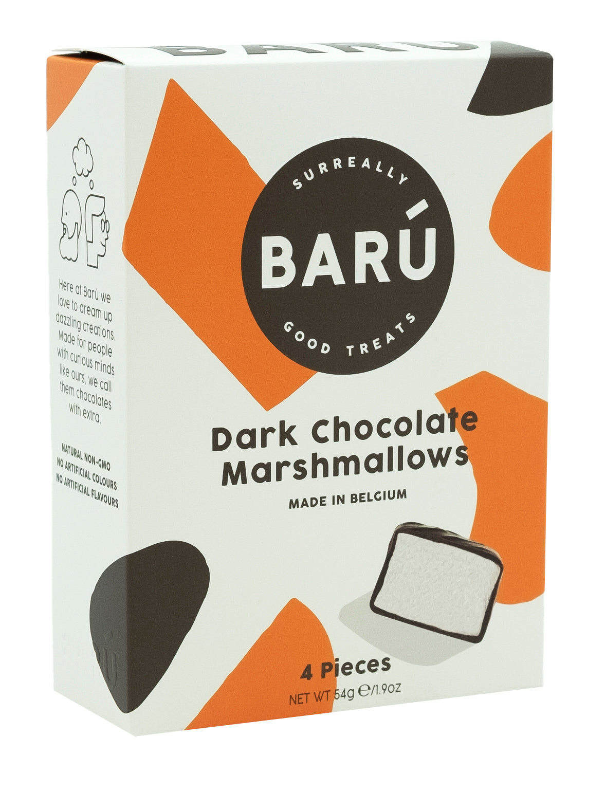Dark chocolate marshmallows (Baru)