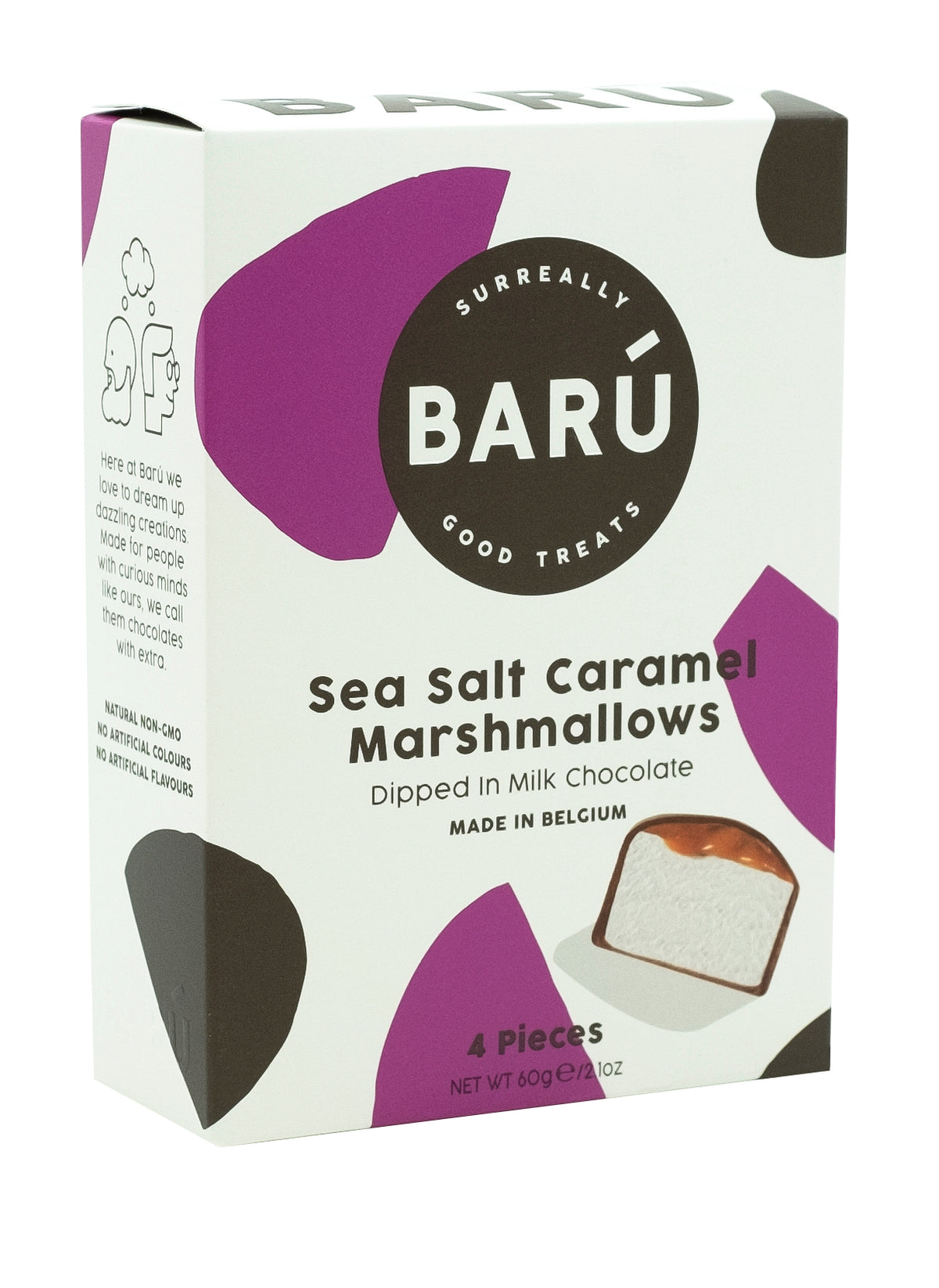 Caramel Fleur de Sel milk marshmallows (Baru)