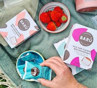Caramel Fleur de Sel milk marshmallows (Baru)